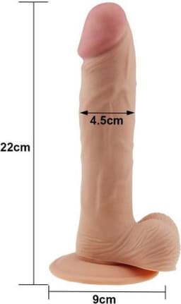 Lovetoy - The Ultra Soft Dude - Realistische Dildo - 23 cm x 4,1 cm — thumbnail 5