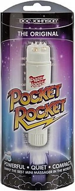 Doc Johnson - Pocket Rocket- Vibrator - Ivory - Ø 20 mm — thumbnail 4