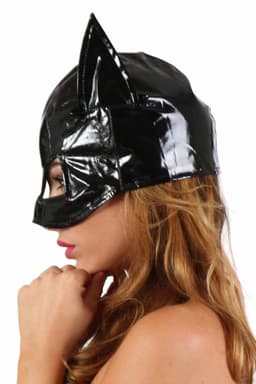 Catwoman masker, zwart, Vinyl O.S. — thumbnail 3