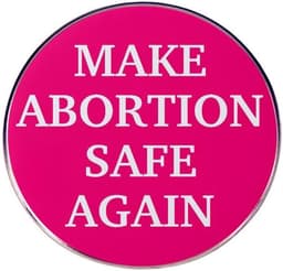 2 feministische roze emaille pinnen, maken abortus veilig weer legering reversspeldjes, 3cm(1.2"), Metaal, Geen edelsteen — thumbnail 5