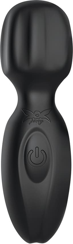 Pixey 2GO Mini Wand Vibrator - 10 Standen - USB Oplaadbaar - Waterdicht - Zwart — thumbnail 1