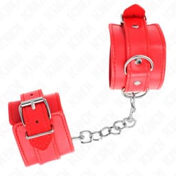 Kink - Simple Wrist Restraints Red Adjustable 20-23 Cm X 5.5 Cm — thumbnail 4
