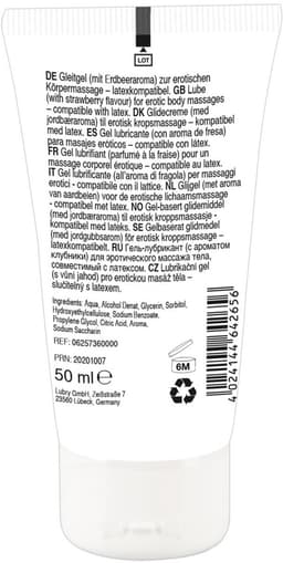 LICK IT Massage gel Strawberry — thumbnail 2