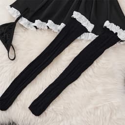 LekkerStout Lolita Kostuum - 6-Delig Incl. Accessoires - Cosplay - Sexy Lingerie ( LS028 ) — thumbnail 6