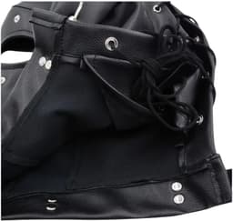 Hondenmasker met Riem – Zwart Lederen Puppy Play Masker – Verstelbaar – Uniseks – BDSM & Cosplay Gear – Kinky Pleasure® — thumbnail 14