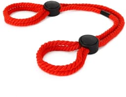 Smart Moves - Touw Handboeien - Japanse Bondage Handboeien - Shibari - Rood — thumbnail 1