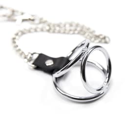 Smart Moves - Nipple Clamps with Cock Rings M silver — thumbnail 6