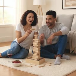 Erotisch Houten Torenspel – 48 blokken met Opdrachten – Inclusief Luxe Houten Bewaardoos – Perfect Cadeau voor Sinterklaas, Schoencadeaus & Kerstcadeaus — thumbnail 1