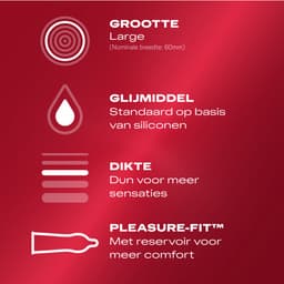Durex Condooms Thin Feel XL - 4 x 10 stuks - Voordeelverpakking — thumbnail 4