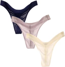 Sexy Heren String Tanga Ondergoed - Low Rise G-String in Ice Silk — thumbnail 2