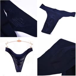 Sexy Heren String Tanga Ondergoed - Low Rise G-String in Ice Silk — thumbnail 4
