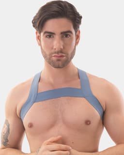 Barcode Berlin Harness Matt Pop Bluebeige - MAAT M — thumbnail 2