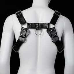 Banoch | Chest harness Raiko - imitatie leer harnas voor man — thumbnail 4