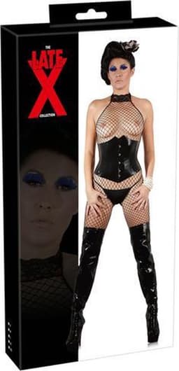 LateX – Latex Korset Klassiek en Uitdagend voor Extra Spanning en Uitdaging Maat 2XL - Zwart — thumbnail 9