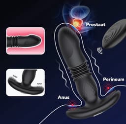 BUM BLING® SMART - Prostaat Vibrator Mannen - Buttplug - Smartphone Bestuurbaar - Zwart — thumbnail 5