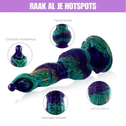 Draken Dildo - Fantasy Dildo - Dildo XXXXL Extreme - Animal Dildo - XXL Dildo Exstreem Groot – Dragon Dildo Groot - XXXL Dildo - Waterdicht - 25cm - Discreet Verzonden — thumbnail 3