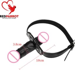 Dildo Gag - Penisvorm knevel - Externe dildo - BDSM - Dominantie - Submissie - Intiem — thumbnail 2