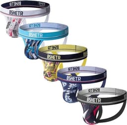 Heren Jockstraps Athletic Supporters 5-Pack Ultra Zacht Sportondergoed — thumbnail 3