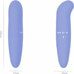 *** Mini vibrator - Kleine vibrator - Blauw/Paars - Discreet verzonden - Erotiek - Cadeau - G-spot - Stimulatie - Unisex - van Heble® *** — thumbnail 2