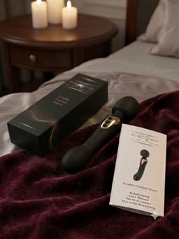 PURE XTENSE Premium Double Headed Wand - Massage Apparaat - 2x10 Vibratiemodi - IPX6 Spatwaterdicht - Model GL-52047-A — thumbnail 4