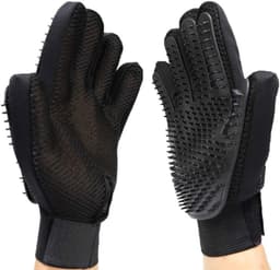 Handschoenen huisdier 2 stks schoonheid massage handschoenen siliconen hond bad massage borstel — thumbnail 2