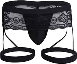 Jockstrap ondergoed voor heren - lage taille - zwart/rood - comfortabele pasvorm - ideaal voor dagelijks gebruik - ShopVlot — thumbnail 4