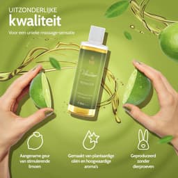 Vibratissimo 'Inspiration': massageolie, liefdesolie, lichaamsolie met een limoengeur, 100 ml — thumbnail 4