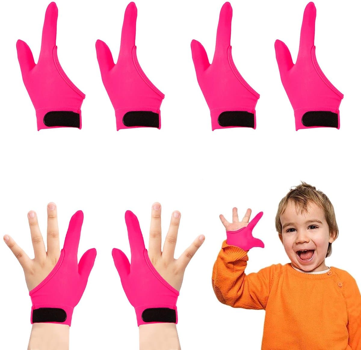 Handschoenen voor kinderen om op de duim te zuigen, stoppen met duimzuigen en vingerbijten gedurende 5-13 jaar. (#2) — afbeelding 1