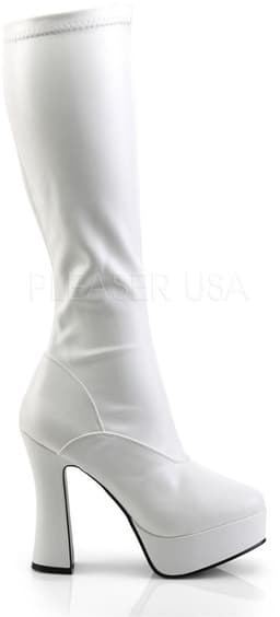 Pleaser - ELECTRA-2000Z Kniehoge laarzen - US 16 - 47 Shoes - Wit — thumbnail 2
