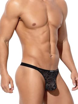 Transparante Ultra Dunne Heren String Tanga – Sexy Ondergoed voor Mannen — thumbnail 2