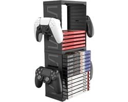 Game-geheugentoren voor PS5/PS4/Xbox, 24 games capaciteit, controller-houders