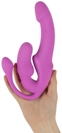 Teazers – Strapless Strap-On met Anaal Plug – Pink — thumbnail 4