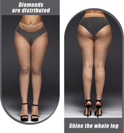 Glitterpanty voor Dames - Netpanty met Strass voor Feestjes — thumbnail 5