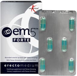 Lucovitaal EM5 Erectomedium Forte - 6 capsules - Voedingssupplementen — thumbnail 2
