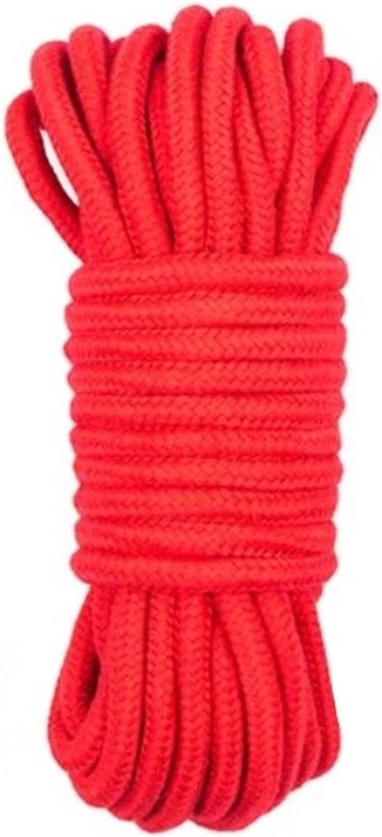BDSM Bondage Touw - 10 meter - Rood - Geschikt Voor Full Body Bondage - Partner Sub Vastbinden — afbeelding 1