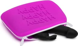 Opbergtas happy happy happy siliconen rits - purple — thumbnail 5