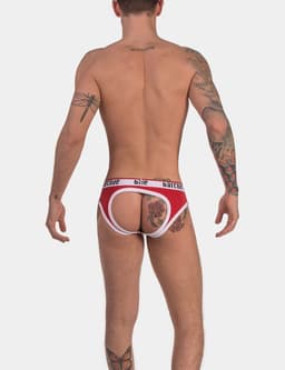 Barcode Berlin Maxime Backless Brief Red - MAAT XL - Erotisch Heren Ondergoed - Slip voor Man - Sexy mannen Slip — thumbnail 5