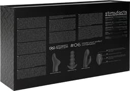 Shots - Switch Pleasure Kit #6 - Vibrator met Verschillende Opzet Stukken black — thumbnail 4
