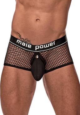 Mini Cock Ring Short - Black - M — thumbnail 4