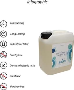Waterbasis Glijmiddel - 5 Liter — thumbnail 5