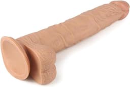Lovetoy realistische dildo - 24cm - beige — thumbnail 4