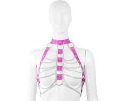 Fixxx - Kettingen Top - Lakleer - One Size - Reflection - Roze