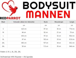 Heren Bodysuit - Zwart Transparant - Leather Look - Mannenlingerie - Erotische herenkleding - Lingerie voor Mannen — thumbnail 4