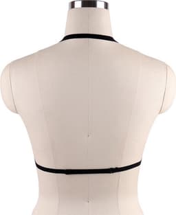 Erotische BH Harnas I Lingerie I Erotische BH I Sexy Erotisch Ondergoed I Zwart — thumbnail 4