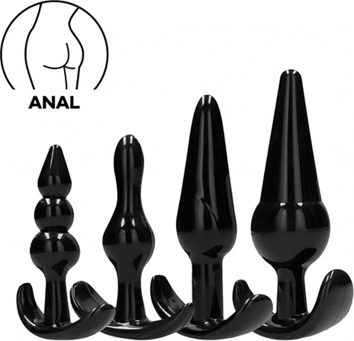 Erovibes Buttplug Set – 4 Stuks – Anaal Plugs in Oplopende Maten – Voor Beginners & Gevorderden – Huidvriendelijk & Comfortabel — afbeelding 1