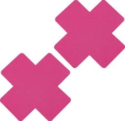 *** 2 Paar Pink Nipple Stickers - Tepel Plakker - Steentjes wit - Tepelstickers Pinch - Nipple Sticker - Tepel Plakker - Tepelstickers - van Heble® *** — thumbnail 1