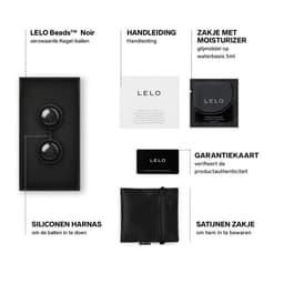 LELO Beads Noir - Bekkenbodemtrainer - Siliconen - Geishaballen — thumbnail 3