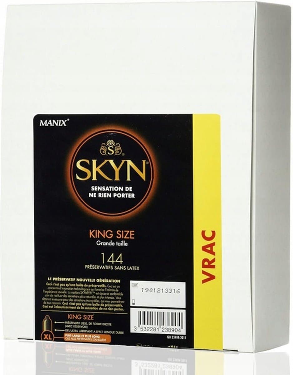 Mates Skyn King Size 144 Latexvrije condooms grootverpakking — afbeelding 1
