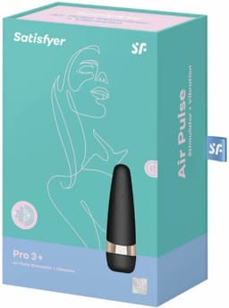 Satisfyer Pro 3 Plus Vibration, drukgolven en vibratie, 2 gescheiden motoren, accutechnologie, waterdicht — thumbnail 24