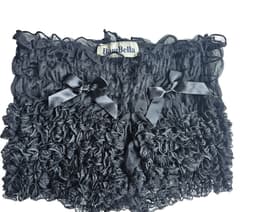 BamBella ® - Boxer short - Onesize - Sexy Erotische - Zwart Dun kant panty gaas stof Ondergoed — thumbnail 4